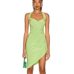 Norma Kamali Cayla Side Drape Dress